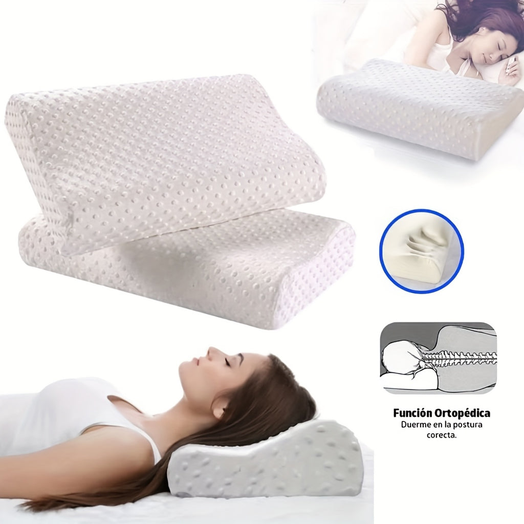 1pc Space Memory Pillow Neck Protection Latex Pillow Slow Rebound Gift Pillow, Neck Pillows for Relaxation, Sleeping Pillow for Side and Stomach Sleepers, Contoured Support Pillow Improves Sleep