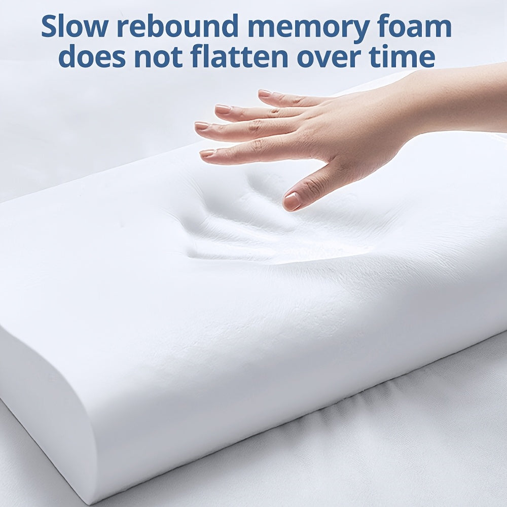 Royal Relax Queen Contour Pillow for Neck & Shoulder - Ergonomic Cervical Support Pillow with, Soft Bamboo Fiber Cover, Anti-Sagging Design & Machine Washable - Ideal for Side Sleepers, Back Neck Pillow, SASTTIE