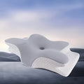 Butterfly Memory Pillow - Ergonomic Cervical Support Pillow, High-density And Strong Support, Suitable for Various Sleeping Positions, Relieves Neck And Shoulder, Machine Washable Pillowcase, Dual-use for Home And Travel