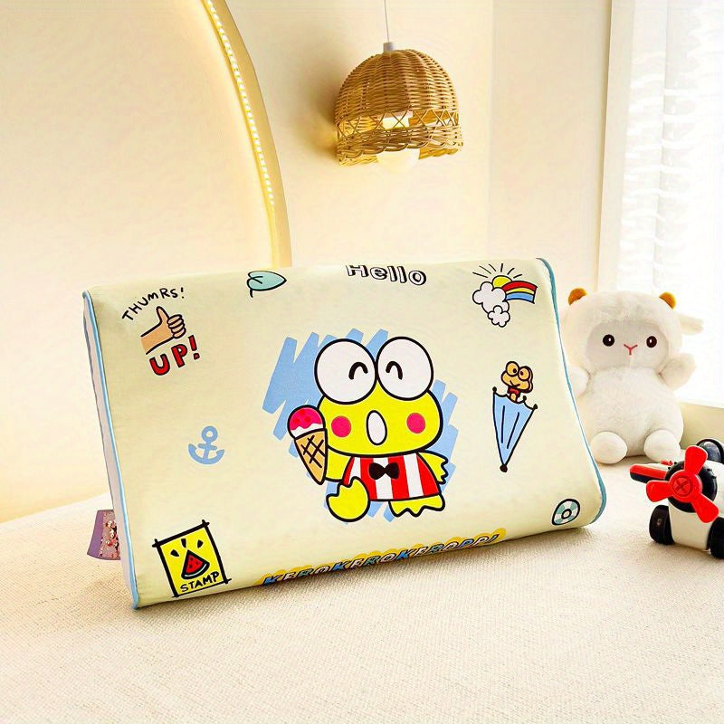 A Detachable And Washable Latex Pillow Designed for Cervical Vertebrae, Suitable for All Four Seasons.