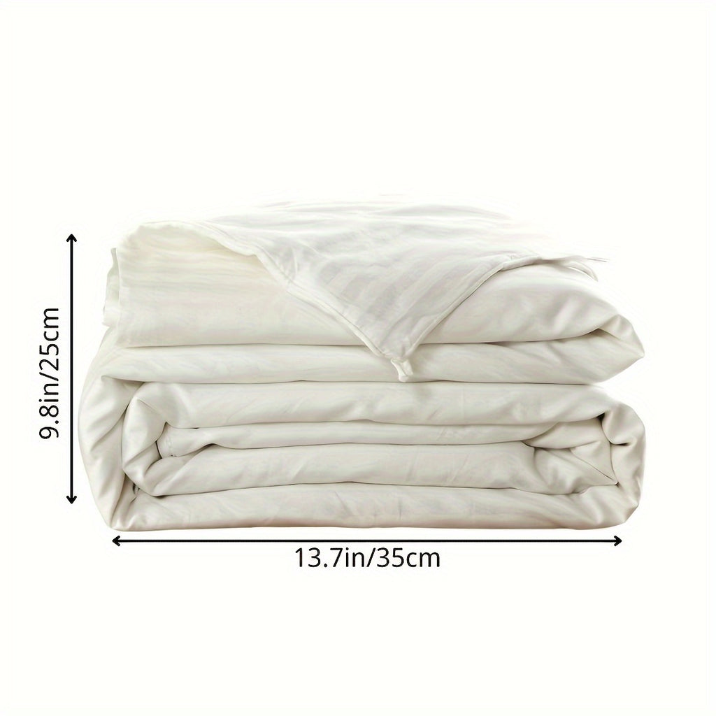 Luxury Mulberry Silk Duvet With 100% Cotton Cover, Ultra-Lightweight & Breathable-Perfect For Summer Nights, Offering A Cloud-Like Sleep Experience In The Heat
