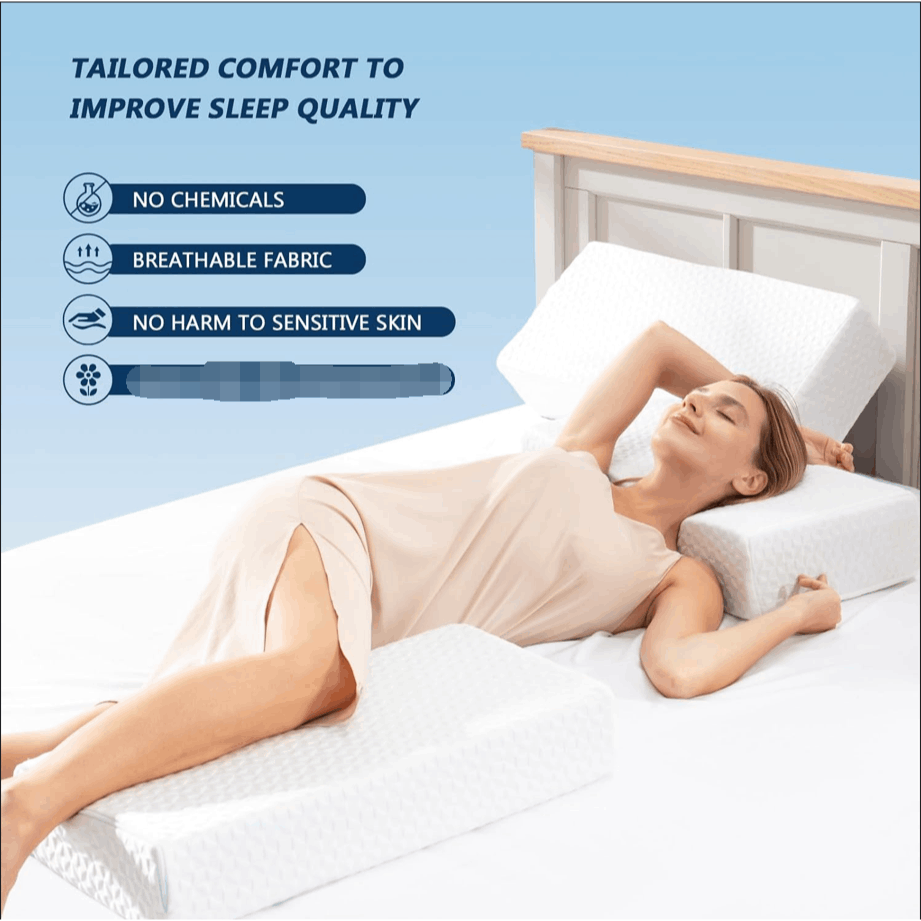 Cube Pillow Pro for Side Sleepers Bed Pillow Soft Pillow Supportive Head, Neck, and Shoulder White-24\